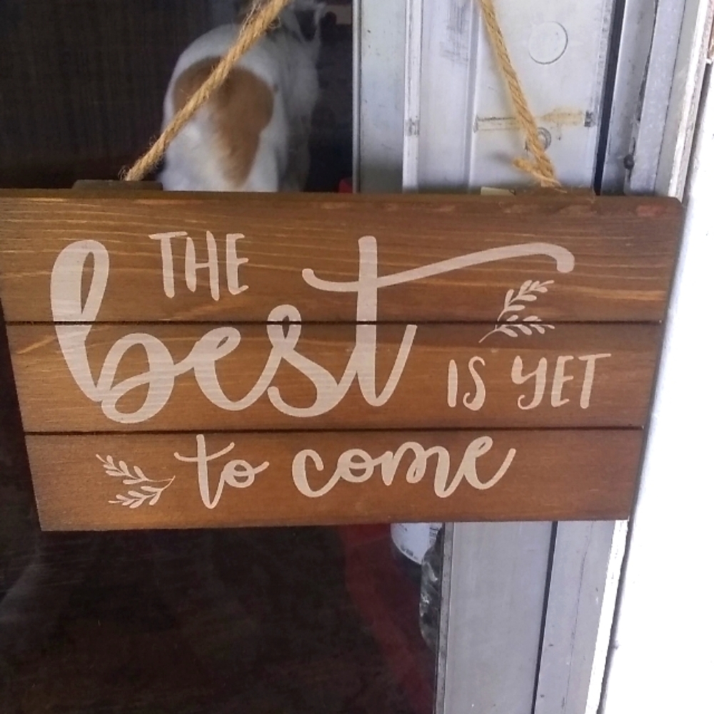 Wooden Decorative Hanging Sign